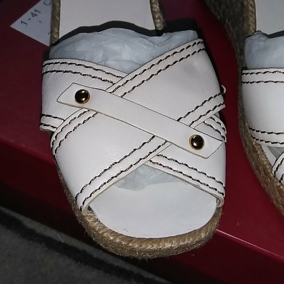 NIB APEPAZZA LOIRA LEATHER ESPADRILLE - Picture 2 of 5